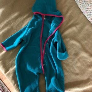 6M Zutano gnome hat one piece
